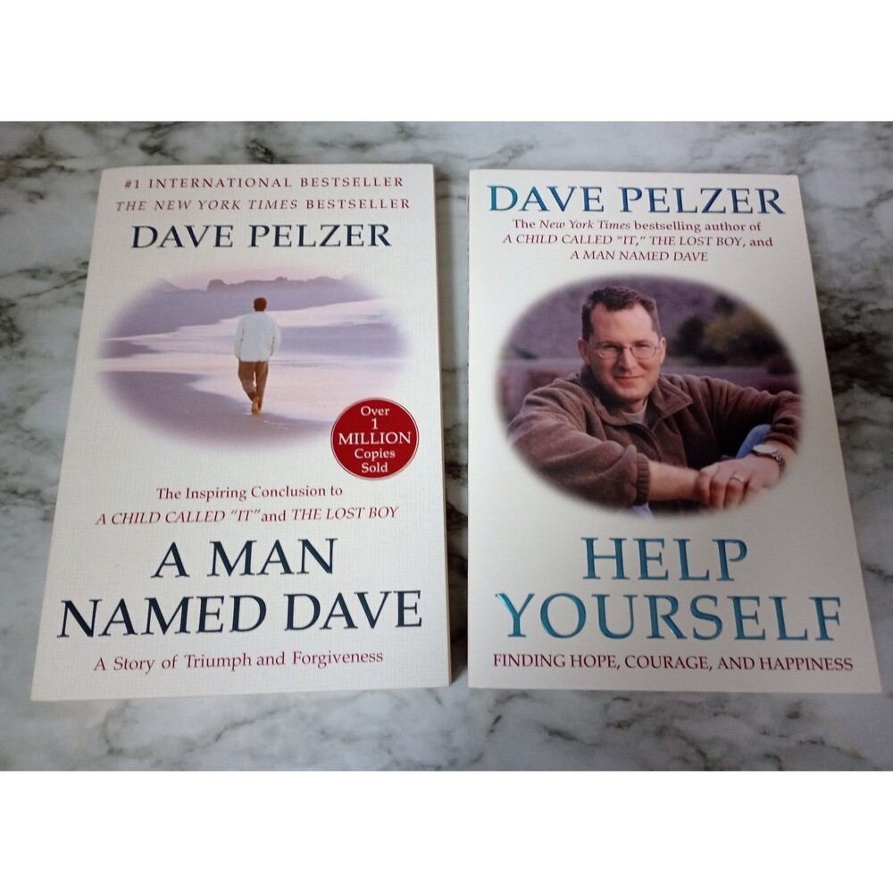 (Bundle) 2 Dave Pelzer Books Man Named Dave & Help Yourself